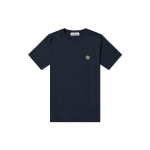 Stone Island plaastrilogoga T-s&auml;rk Merev&auml;esinine Meeste Streetwear 761524113-V0020 S black