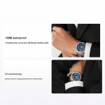Hamilton Khaki Aviation Series Automaatne Mehaaniline Liikumine Speedmaster Kahekordse Kuup&auml;evaga Kell Meeste kellad Sinine Teras H77765141 Regular Watch Box