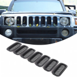 Hummer H3 2005-2009 jaoks ABS Must/Punane Auto Esiv&otilde;re Putukav&otilde;rk Kaitsekate Dekoratsioon Muutmise Tarvikud matt must v&auml;rv