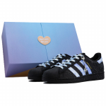 Adidas Originals SUPERSTAR Tume Sinine Starlight Box Libisemisvastane K&otilde;rgust Suurendav Kulumiskindel Madal L&otilde;ige EG4959(Team335- ) 35⅔