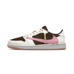 Travis Scott X Jordan Air Jordan 1 Vintage Korvpallijalatsid Unisex Madal L&otilde;ige Valge DZ4137-700(Team723-) 35.5