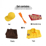 Russell Wilderness Explorer Cosplay Kost&uuml;&uuml;m - Up Filmi Tegelase Stiilis 2XL