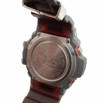 CASIO G-Shock seeria 200 meetrit veekindel, p&otilde;rutuskindel, maailmaaeg, p&auml;ikeseenergia kvarts, s&uuml;sinikkiust rihm, , meeste k&auml;ekell, oranž sihverplaat GW-9400KJ-8JR oranž