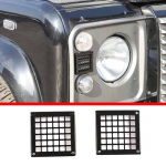 Land rover Defender 90 110 2004-2019 jaoks Roostevabast terasest Must Auto suunatule kaitsekate Kleebis Kaunistage autotarvikud