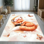 Rebase Multikakujuline Vaip Laste Toa Armas Roosa Vibu Loomavaip Beebi M&auml;ngumatt Sise-V&auml;lisvaip Pehme Mugav Ohutu Laste Dekoor 80x120cm