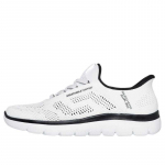 Skechers Summits Series Perfo Minimalistlik Mugav Hingav V&otilde;rkpolsterdus Vastupidav Veekindel Madala s&auml;&auml;rega Jooksusaapad Meeste toss Valge 232939-WBK 40