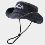Vintage reguleeritav unisex m&uuml;ts v&auml;litingimusteks, matkamiseks ja m&auml;gironimiseks M（56-58cm） tumesinine