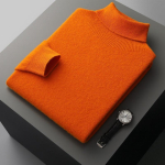 100% puhta ka&scaron;miiri kampsun meestele, poolk&otilde;rge kaelusega, &uuml;hev&auml;rviline pullover, moodne uus kootud alusmantel, s&uuml;gis ja talv, pikad varrukad 3XL gray