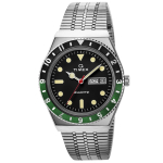 [TIMEX] Meeste k&auml;ekell Q Must x Roheline TW2U60900 [Paralleelimport] black