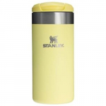 Stanley AeroLight reisimug 0,35L, Kollane, Kerge, Kahekordse seinaga, Vaakuumisolatsiooniga, Lekkekindel kohvitass roheline