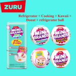 ZURU Mini Brands Food T&auml;ida k&uuml;lmik Seeria 1 Plauset Brands Kodu Kapsel DIY Minik&ouml;&ouml;gi Meistrikokk Toiduseeria Loomine white
