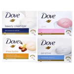 Dove Seep Iluklots 90g 8-osaline pakend, 8 t&uuml;kki, Sheav&otilde;i white