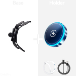 Mercedes Benz A-klass W177 2019-2023 2024 2025 jaoks Autotelefoni hoidik Traadita laadija Magsafe hoidik Automaatne kinnitus Tugev magnet Base and holder 2