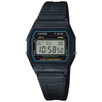 Casio k&auml;ekell Collection F-84W-1QJH meeste must black