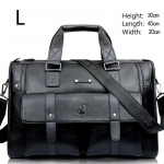 Suure mahutavusega &auml;rik&auml;ekott Horisontaalne ehtsast nahast reisikott mehe kott portfell &otilde;lakott L