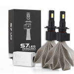 S7 Autode LED-esitulede Pletikuga Kiirgav 12000LM Lamp H1 H3 H27 H7 H11 HB3 HB5 9006 H4 H13 HB1 9005/HB3 black