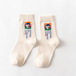 Mood Sokid Puuvillane Kunst Suvised sokid Lilled Naiste sokid pulmadeks One size