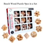 9tk/komplekt Hiina Kong Ming Lock Puzzle M&auml;nguasjade Lukukomplekt Laste arendamiseks ja kasvatamiseks