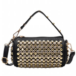 Moodne moodne litritega kandiline kott kvaliteetne PU-nahast naister&otilde;ivaste disainer luksuslik k&auml;ekott &uuml;he &otilde;lakott kuldne