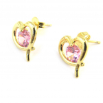 Les Tr&eacute;sors De Lily [M6473] &ndash; roosast kullast  Love  disainerk&otilde;rvar&otilde;ngad kuld