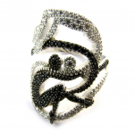 H&otilde;bes&otilde;rmus 'Romeo ja Julia' mustvalge 60 h&otilde;be