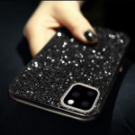 Glitter Rhinestone telefoni&uuml;mbris iPhone'ile 16 15 14 Pro Max 13 12 11 Pro Max 8 XS XR 11 Pro Max Pehme TPU kaitsev teemant iPhone 11