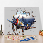 DIY Maalimine numbrite j&auml;rgi Digitaalne &otilde;limaal Hobid Kujutav kunst Numbrite maalimine &Otilde;limaal Kodukaunistuse numbrid &Otilde;limaal 40x50cm no frame