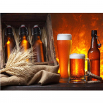 5D teemantmaali maja Ristpistes k&auml;sit&ouml;&ouml; teemanttikandid maastiku mosaiikpuu pilt kivist seinakunstist Full Round 20X30CM punane