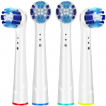 4 tk t&auml;ppisasendusega hambaharjapead Oral B elektrilise hambaharja Advance Pro Health Triumph 3D Excel Vitality jaoks 4Pcs Brush Heads