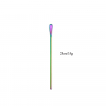 3 suuruses Rainbow roostevabast terasest kohvijoogi segaja segamiskokteilijook swizzle pulk puuviljamahl piima segamispulk lusikas 9.05"/23cm mitmev&auml;rviline