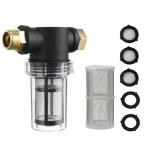 Aiavooliku filter survepesuri sisselaskevee settefiltri kinnitusele 100 ja 40 silma must