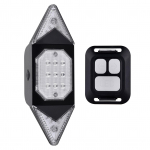 LED-suunatulega jalgrattavalgusti USB-laetav jalgratta suunatuli veekindel must