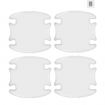 Autoukse kleebis kriimustuskindel kate Automaatk&auml;epideme kaitsekile kaitse 4 pieces of door bowl