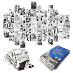 50 tk Jaapani anime manga seinakollaažikomplekt HD-kunstiprindiga piltide fotokogu &otilde;ppimiseks Magamistoa sisekujundus lastele j&otilde;ulukink
