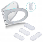 5 t&uuml;kki WC-istme kaitserauad Universaalne WC-poti kaas p&otilde;rkeraua kummist kaitserauad Isekleepuvad tualettruumi kaitserauad, mida kasutatakse koduhotellis