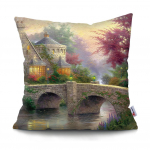 45X45CM American Country Vintage padjakate, tr&uuml;kitud pol&uuml;estrist padjap&uuml;&uuml;r Kodukaunistusega padjap&uuml;&uuml;r 60X60CM