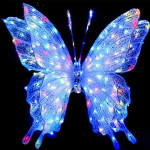 5D DIY t&auml;is&uuml;mmargune teemantmaal helendav liblikas kodukaunistus Full Round 20x20CM