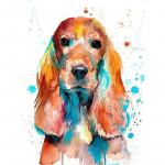 5D Teemantmaaling Kass Koer Rebane Teemantmosaiik T&auml;ielikud Loomakomplektid Tikand Lastele Kingitus Kodu Full Round 20x30CM