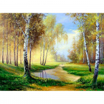 DIY teemantmaal T&auml;ispuurimismaastik Kasepuu teemanttikandid maastik Rhinestone maal Full Round 20x30CM