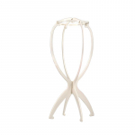 M&uuml;tsiparuka vitriin Kokkupandav kaasaskantav parukaalus Stiili kujundamiseks Kuivatamiseks Parukate valmistamine Parukahoidja1 arvuti valge