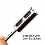 Hambaimplant Terphine Bur koepunch roostevabast terasest l&otilde;ikekettad istutust&ouml;&ouml;riistad hambaarsti t&ouml;&ouml;riistad 1 piece 6.2mm-6.9mm