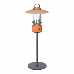 V&auml;litingimustes kasutatav kaasaskantav matkavalgusti mitmerežiimiline suure heledusega telklatern Retro LED-h&auml;davalgusti oranž