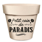 Les Tr&eacute;sors De Lily [R6634] &ndash; bambusest istutusmasin  Messages  beež must (V&auml;ike t&uuml;kk taevast) - 17x15 cm must