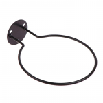 Universaalne palliriiuliga korvpalli seinale kinnitatav seinahoidik must