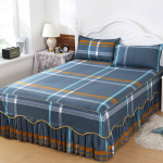 Moodne voodilina Voodikate voodi seelik volangidega voodikatte linad tolmukate 200*220cm