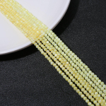 3 mm loodusv&auml;rske veega &uuml;mmargused helmed ehete valmistamiseks DIY k&auml;ev&otilde;ru Necalace telefonikett about 125pcs kollane