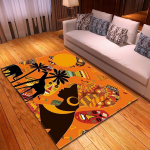 3D Vana-v&auml;rviline Egiptuse naine Prinditud vaip Elutuba Diivan P&otilde;randa uksematt kodu Libisemiskindel vaip Magamistuba Pestav ala Vaip kohandatud 40x120cm