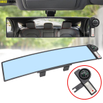 300mm wide angle car interior compass rear view mirror rearview Blind Spot mirrors Anti glare baby watch safety care beige