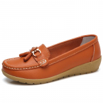Loafers naistele Nahast lamedad kingad vabaajajalatsid Ema kingad Naiste &uuml;ksikud kingad 41