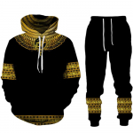 Horus Egiptuse jumal Egiptuse silm Vaarao Anubis Hoodie dressipluus Meeste r&otilde;ivakomplektid Kevad-s&uuml;gis dressip&uuml;ksid Meeste dressipluus &uuml;likond XXXL